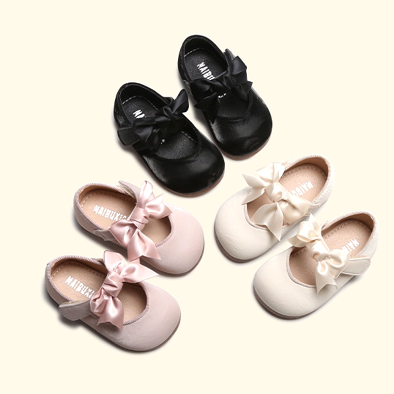 12-15-5cm-Brand-Children-Spring-Shoes-Solid-Pu-Leather-Baby-Girl-Shoes-Lace-Bowtie-Shoes-1
