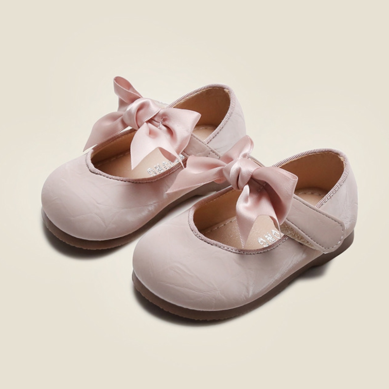 12-15-5cm-Brand-Children-Spring-Shoes-Solid-Pu-Leather-Baby-Girl-Shoes-Lace-Bowtie-Shoes-2
