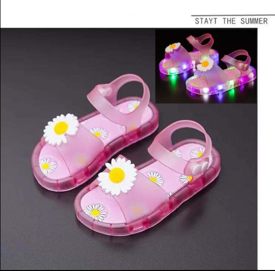 2022-NEW-Boy-Children-LED-Kids-Baby-Girl-Light-Up-Luminous-Sandals-With-Light-Slippers-Outdoor-2
