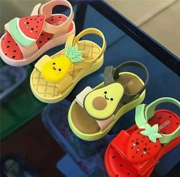 2022-New-Children-s-Jelly-Fruit-Watermelon-Shoes-Boys-and-Girls-Slippers-Cartoon-Summer-Non-slip-1