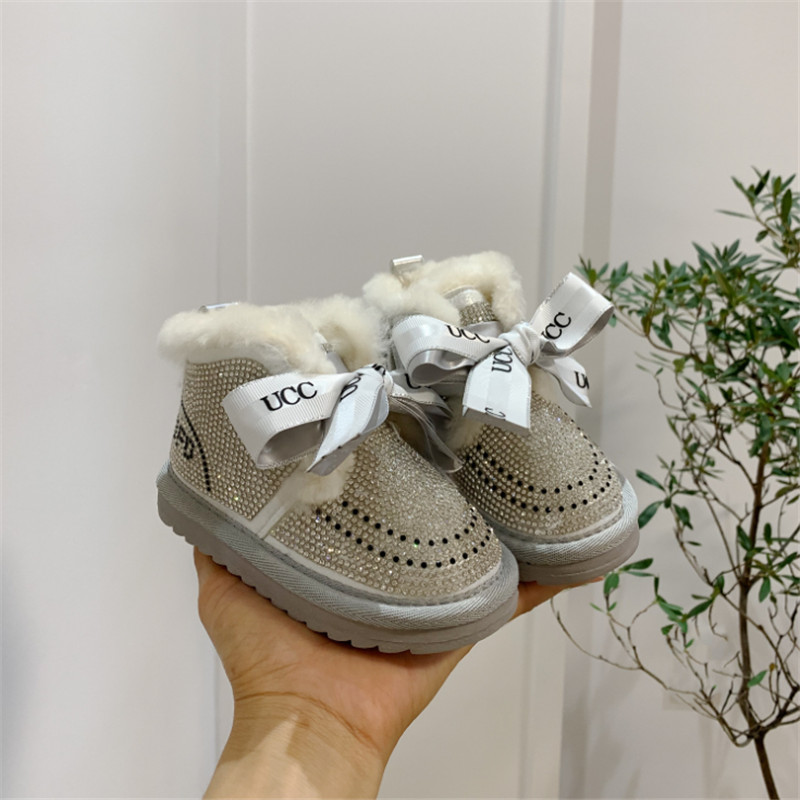 2022-New-Winter-Girls-Boots-Rhinestone-Princess-Warm-Plush-Cotton-Kids-Shoes-Non-slip-Fashion-Toddler