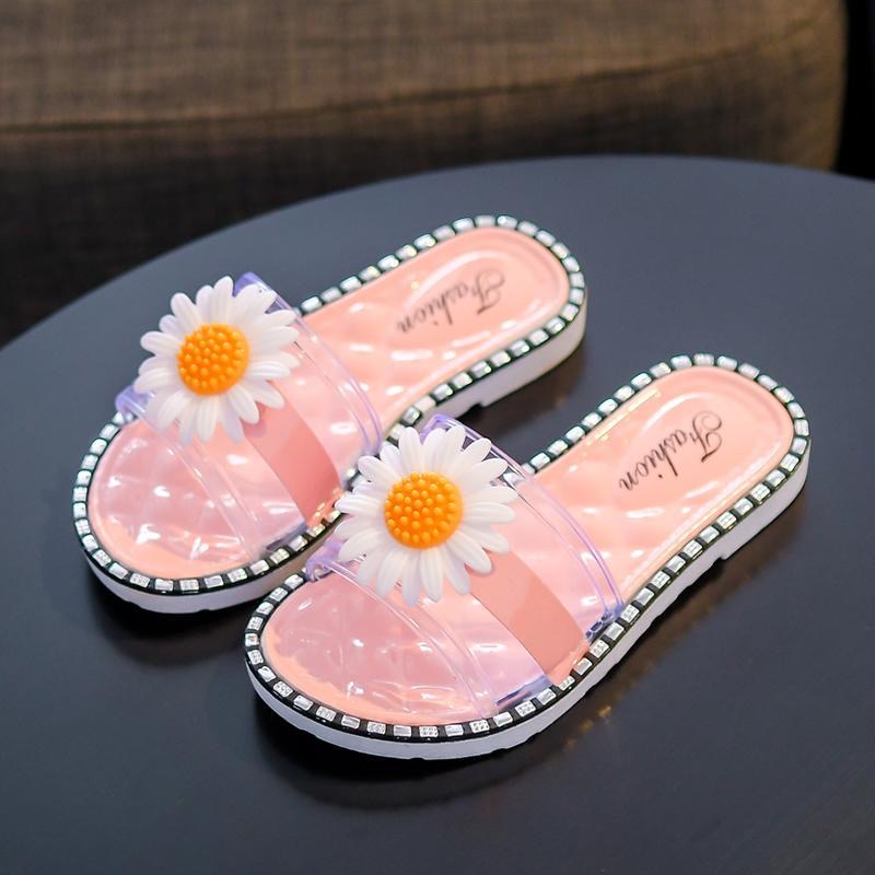 2022-Summer-Girls-Sandals-and-Slippers-Fashionable-Outer-Wear-Non-slip-Cute-Girl-Baby-Daisy-Children-3