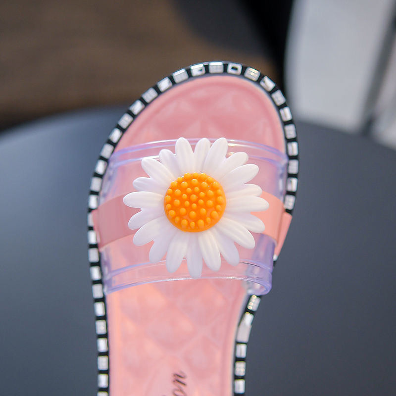 2022-Summer-Girls-Sandals-and-Slippers-Fashionable-Outer-Wear-Non-slip-Cute-Girl-Baby-Daisy-Children-4