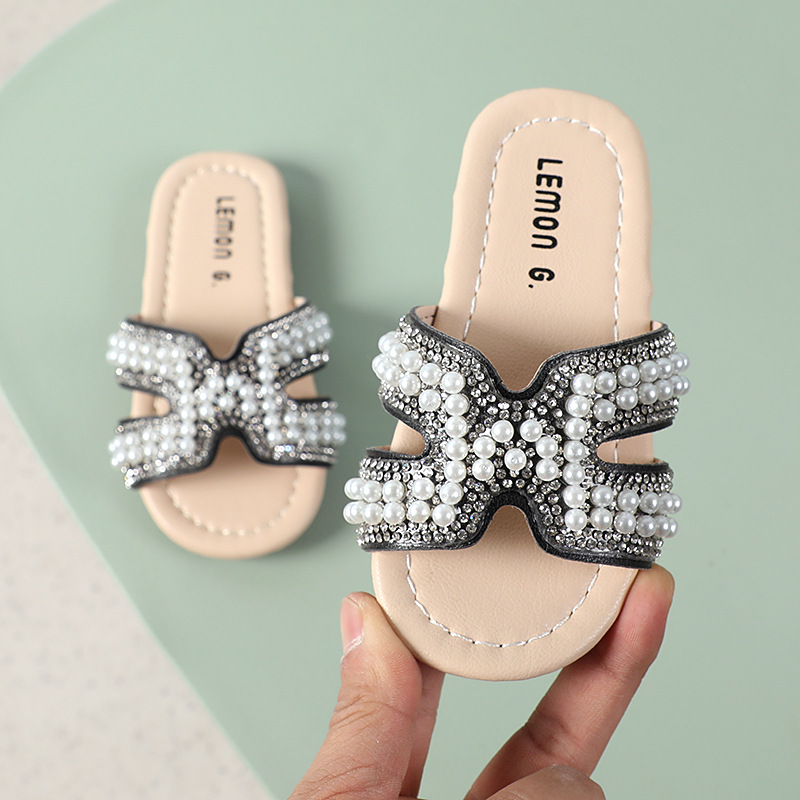 2022-Summer-New-Children-s-Slippers-Fashion-Pearl-Girls-Princess-Beach-Shoes-Casual-Kids-Sandals-Baby-1