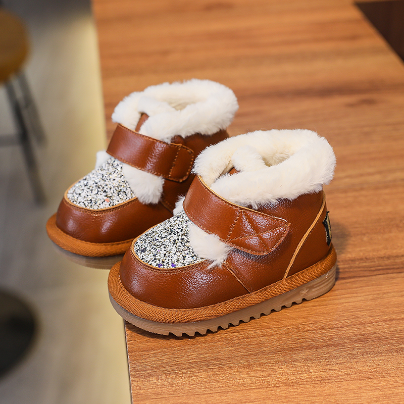 Baby-Girls-Boots-Winter-Infant-Toddler-Shoes-Soft-Bottom-Warm-Plush-Genuine-Leather-Children-Shoes-Sequins-2