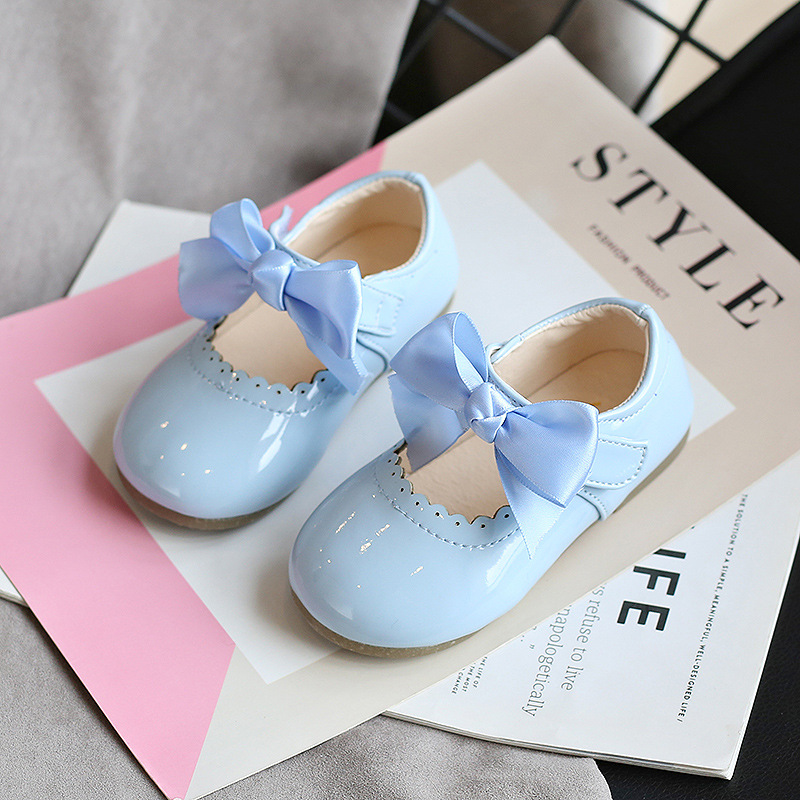 Baby-Girls-Shoes-Infant-Toddler-Bow-Patent-Leather-Princess-Shoes-Solid-Color-Kids-Dancing-Party-Wedding-2