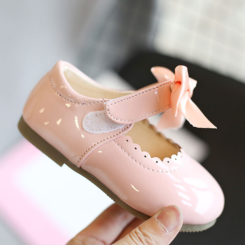 Baby-Girls-Shoes-Infant-Toddler-Bow-Patent-Leather-Princess-Shoes-Solid-Color-Kids-Dancing-Party-Wedding-3