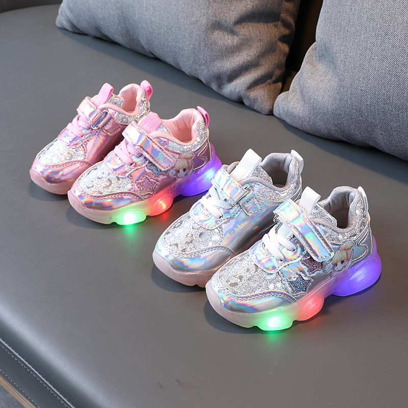 Baby-Kids-Shoes-Girls-Bright-with-Lights-Lights-Luminous-Boots-Leisure-Sports-Toddler-First-Walkers-Sneakers-1