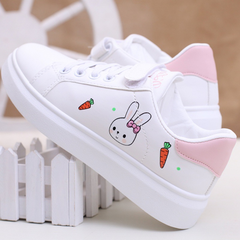 Children-Casual-Shoes-Kids-Sneakers-Cute-Pink-Girls-Shoes-Pu-Waterproof-30-40-For-Girls-Sneakers-2