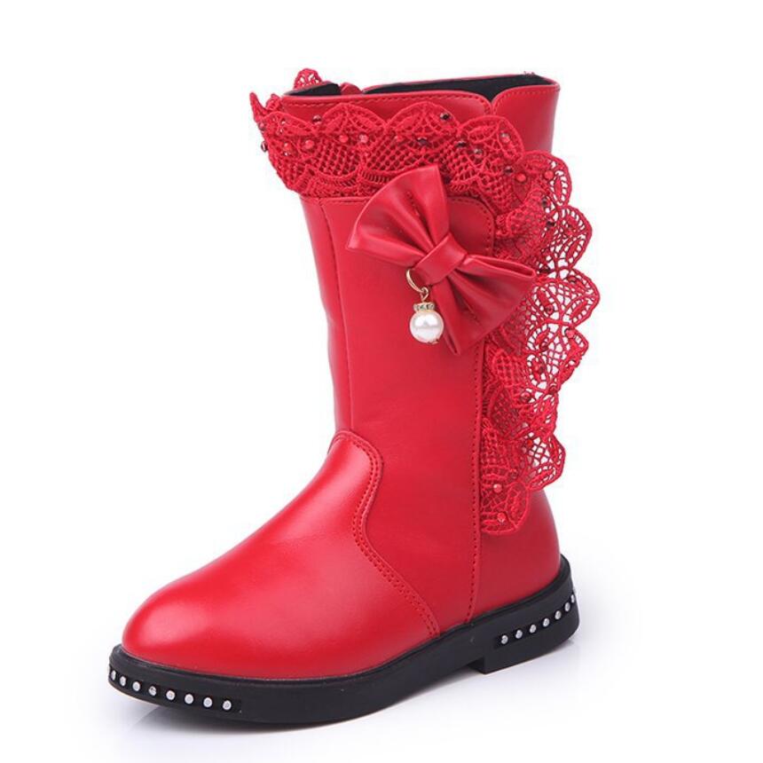 Children-S-Winter-Boots-for-Girls-Rhinestone-Flower-Fashion-Plush-Long-Boots-Princess-Flats-Dress-Shoes-5