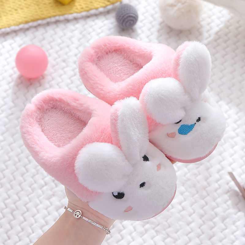Children-s-Furry-Slippers-for-Boys-and-Girls-Indoor-Home-Soft-Bottom-Non-slip-Cute-Cartoon-4