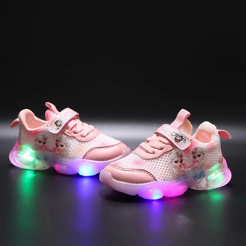 Congme-1-7yrs-Girls-Fashion-Led-Light-Sport-Shoes-Toddler-Kids-Air-Mesh-Sneakers-Soft-Bottom-2