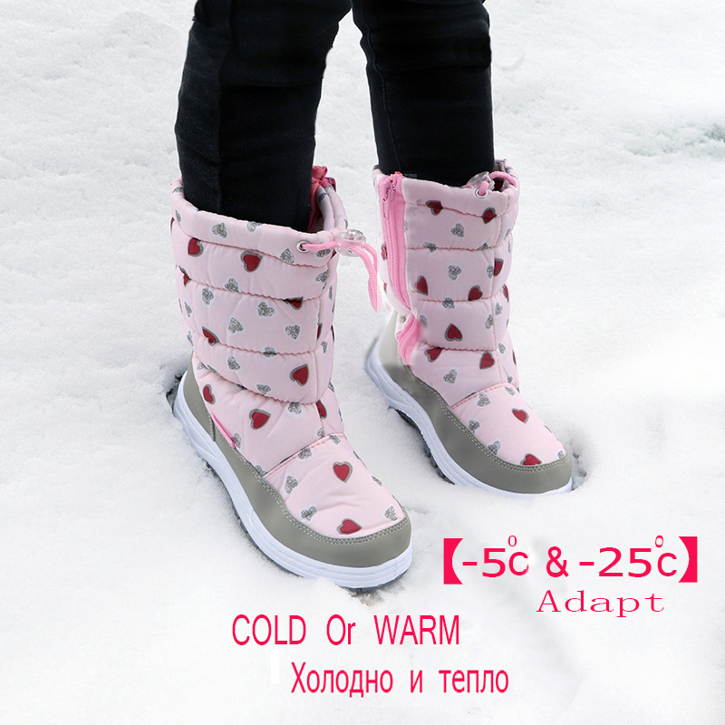 Cute-Eagle-Winter-Girl-s-Nonslip-Snow-Boots-Kids-Mountaineering-Skiing-Warm-Felt-Boots-School-Outdoor-4