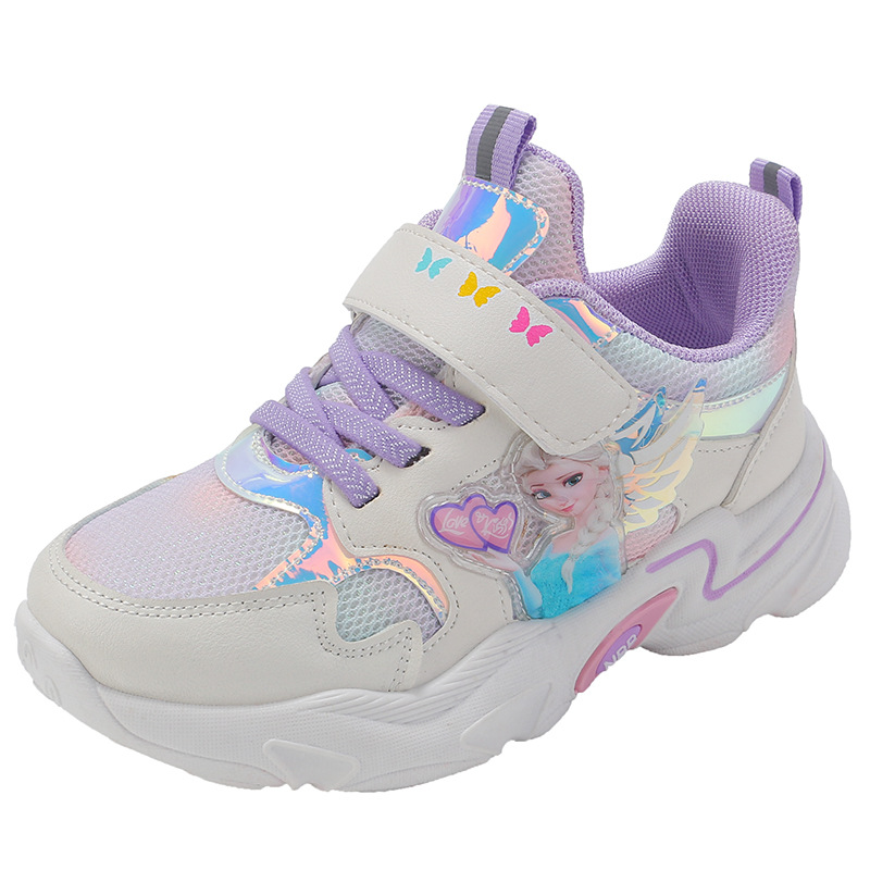 Disney-Children-s-Cartoon-Mesh-Sneakers-For-Girls-Elsa-Princess-Casual-Shoes-Kids-Non-slip-Breathable-3