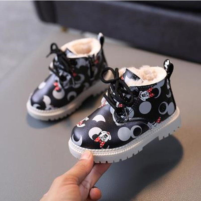 Disney-Minnie-Mouse-Princess-Shoes-For-Toddler-Kids-Soft-Sole-Martin-Boots-For-Girl-Boy-Fashion-2