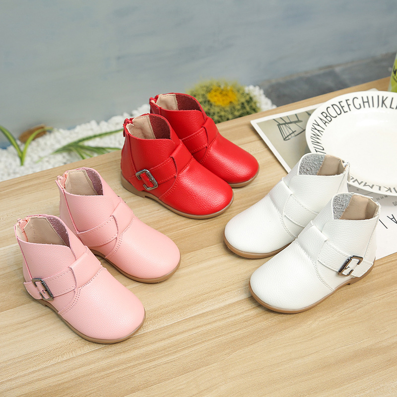 Fashion-Girls-Shoes-Spring-Aurumn-Children-Kids-Shoes-Princess-White-Black-Red-Baby-Girl-Boots-3
