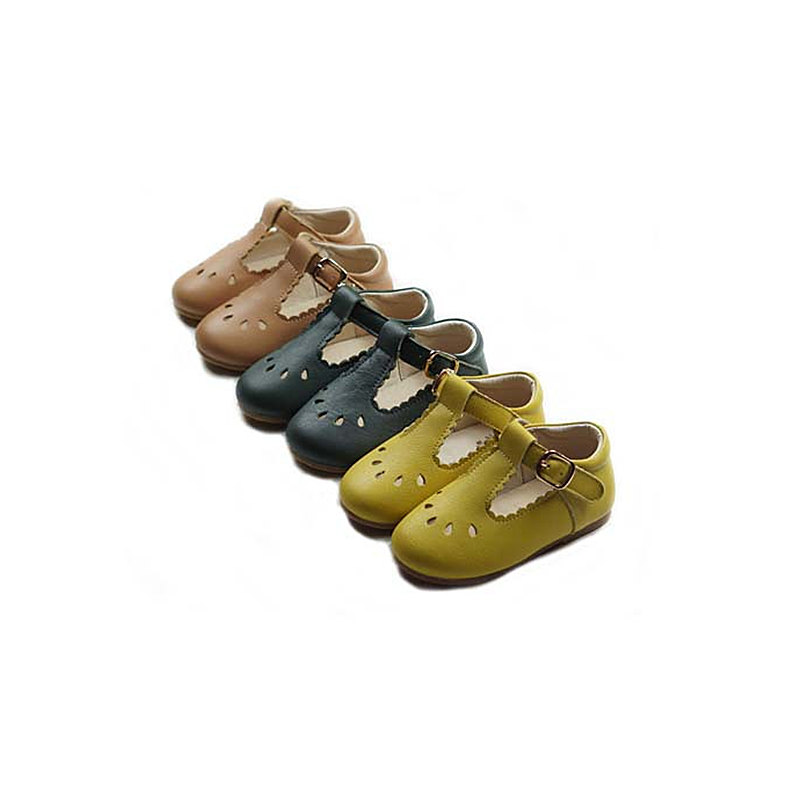 Genuine-Leather-Hollow-Water-droplets-Children-Casual-shoes-Girls-shoes-Girls-Flat-shoes-Princess-shoes-2