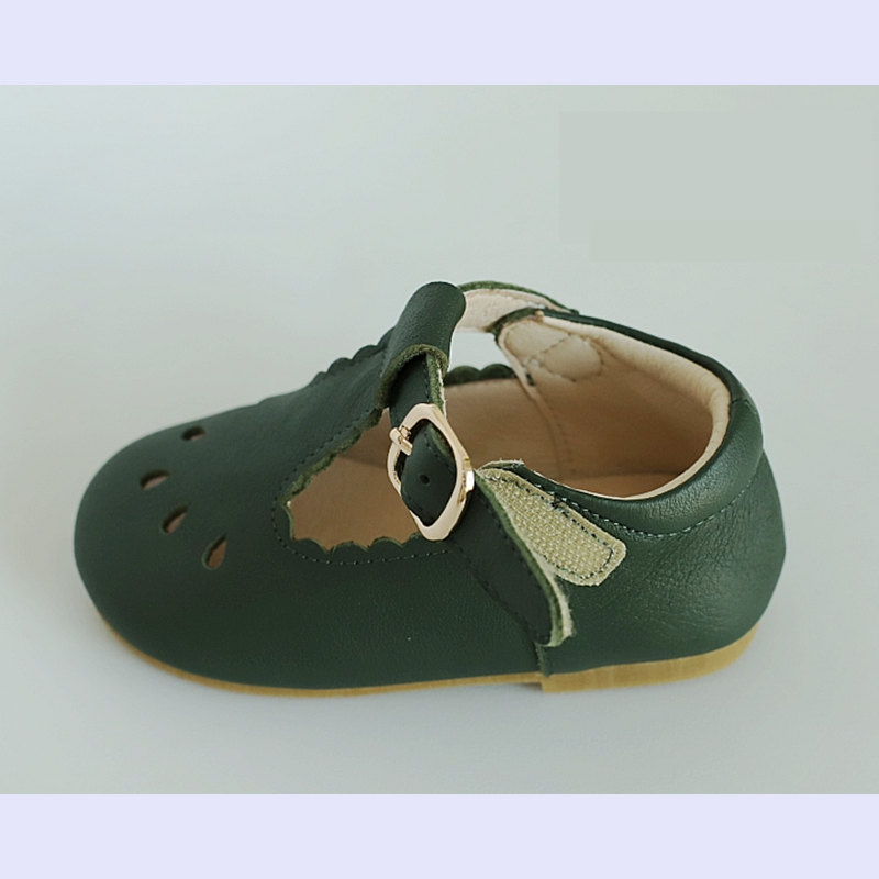 Genuine-Leather-Hollow-Water-droplets-Children-Casual-shoes-Girls-shoes-Girls-Flat-shoes-Princess-shoes-4