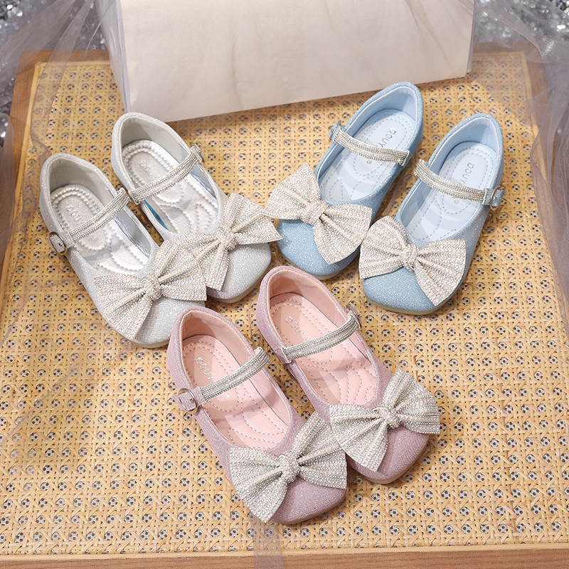 Girls-Blue-Flat-Shoes-Princess-Single-Shoe-2022-Kid-s-New-Kids-Luxury-Shoes-Children-Leather-2