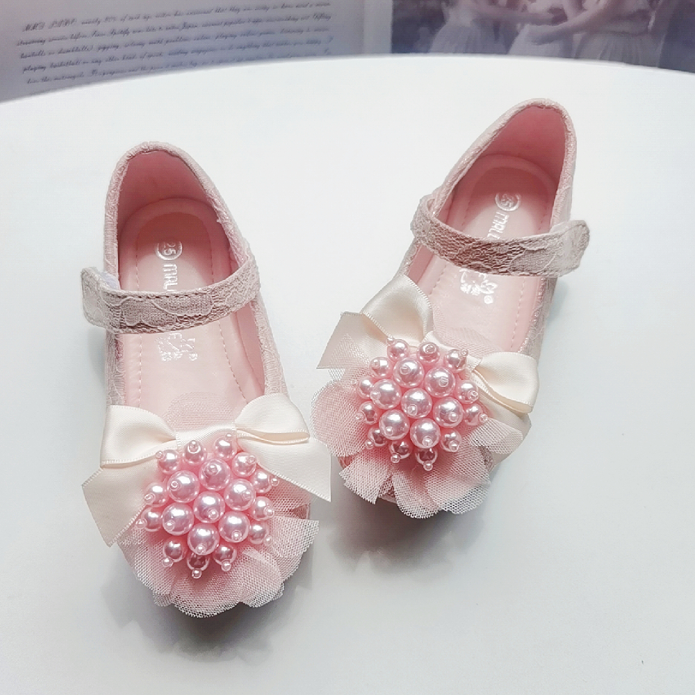Girls-Flats-Flower-Girl-Shoes-Patent-Leather-Wedding-Dress-Shoes-Toddler-9m-4ys-Little-Kids-4-1