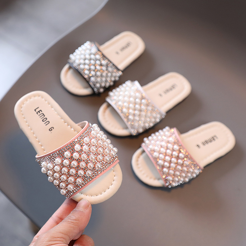 Girls-Summer-Slippers-Slides-for-Outdoor-Swimming-Indoor-Bath-House-Casual-Beach-Shoes-Pearls-Beading-for-1