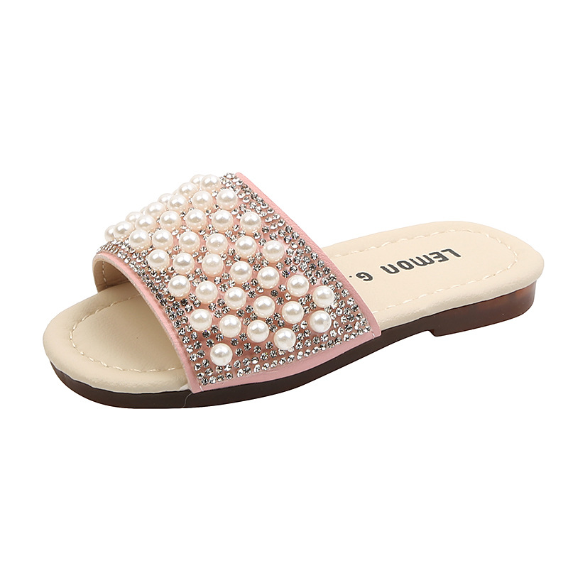 Girls-Summer-Slippers-Slides-for-Outdoor-Swimming-Indoor-Bath-House-Casual-Beach-Shoes-Pearls-Beading-for-2