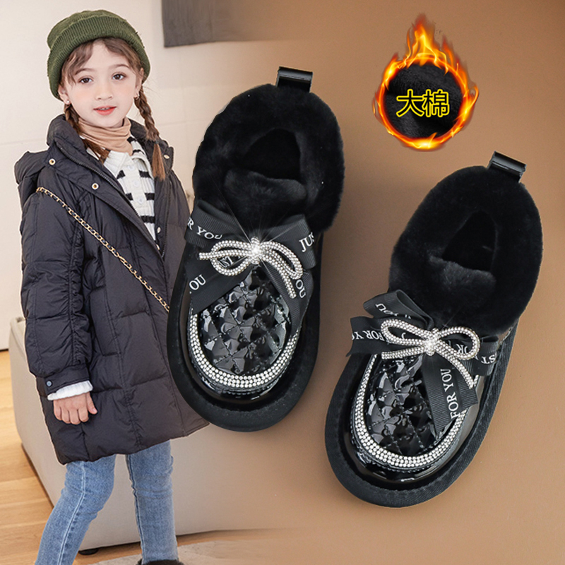 Kids-Shoes-For-Girls-Snow-Boots-Winter-Plush-Warm-Girls-Shoes-Children-Boys-Thicken-Outdoor-Shoes-3