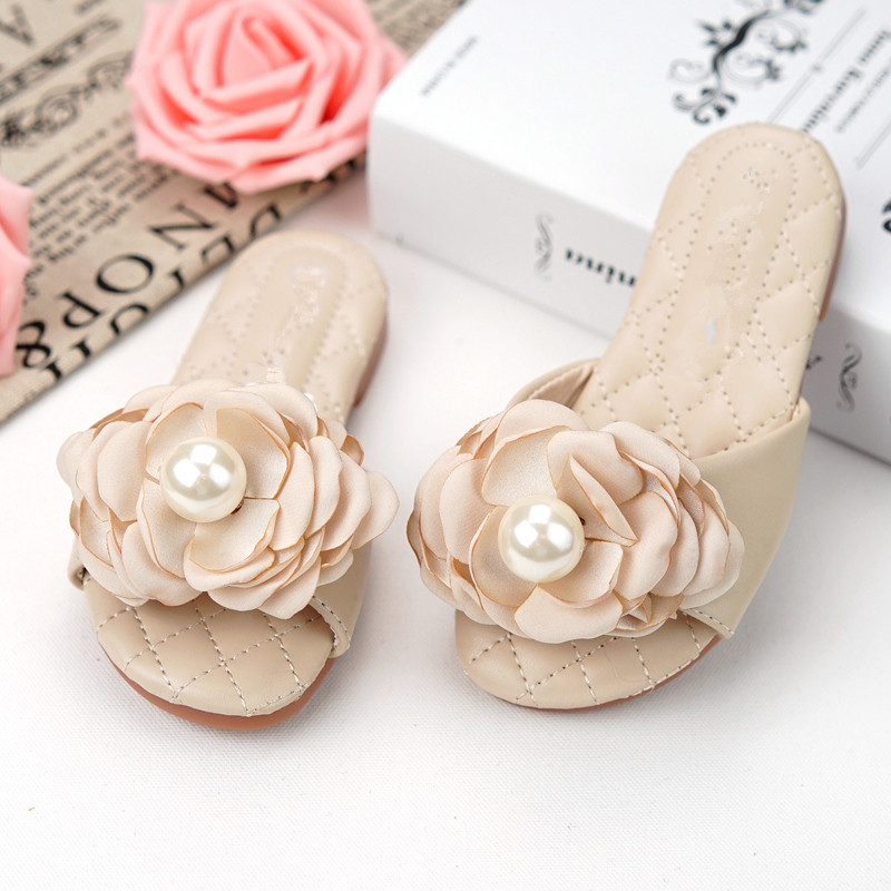 Kids-Slippers-New-Home-Flower-Sandals-With-Pearl-Children-s-Princess-Shoes-Microfiber-Tendon-Bottom-Casual-4