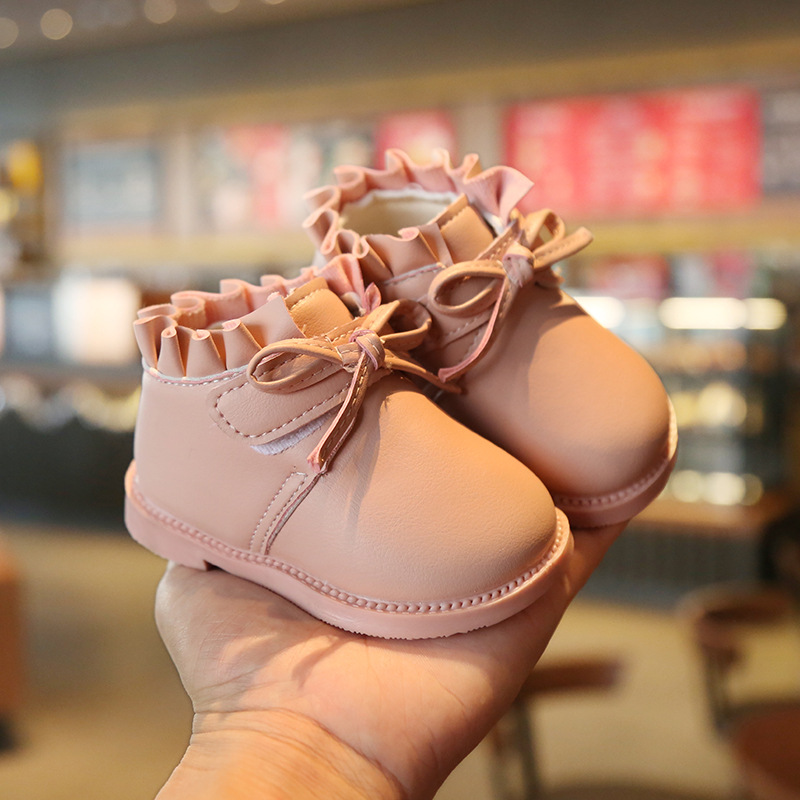Little-Girl-PU-Leather-Shoes-2020-Spring-and-Autumn-Newborn-Baby-Boots-Ruffled-Children-s-Kids-1