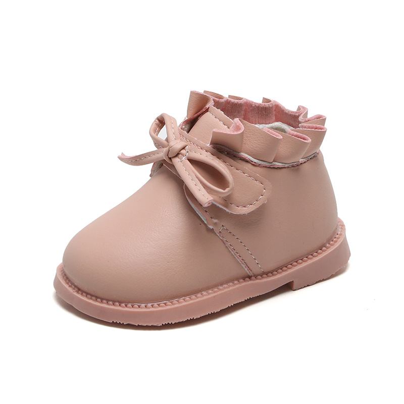 Little-Girl-PU-Leather-Shoes-2020-Spring-and-Autumn-Newborn-Baby-Boots-Ruffled-Children-s-Kids-5