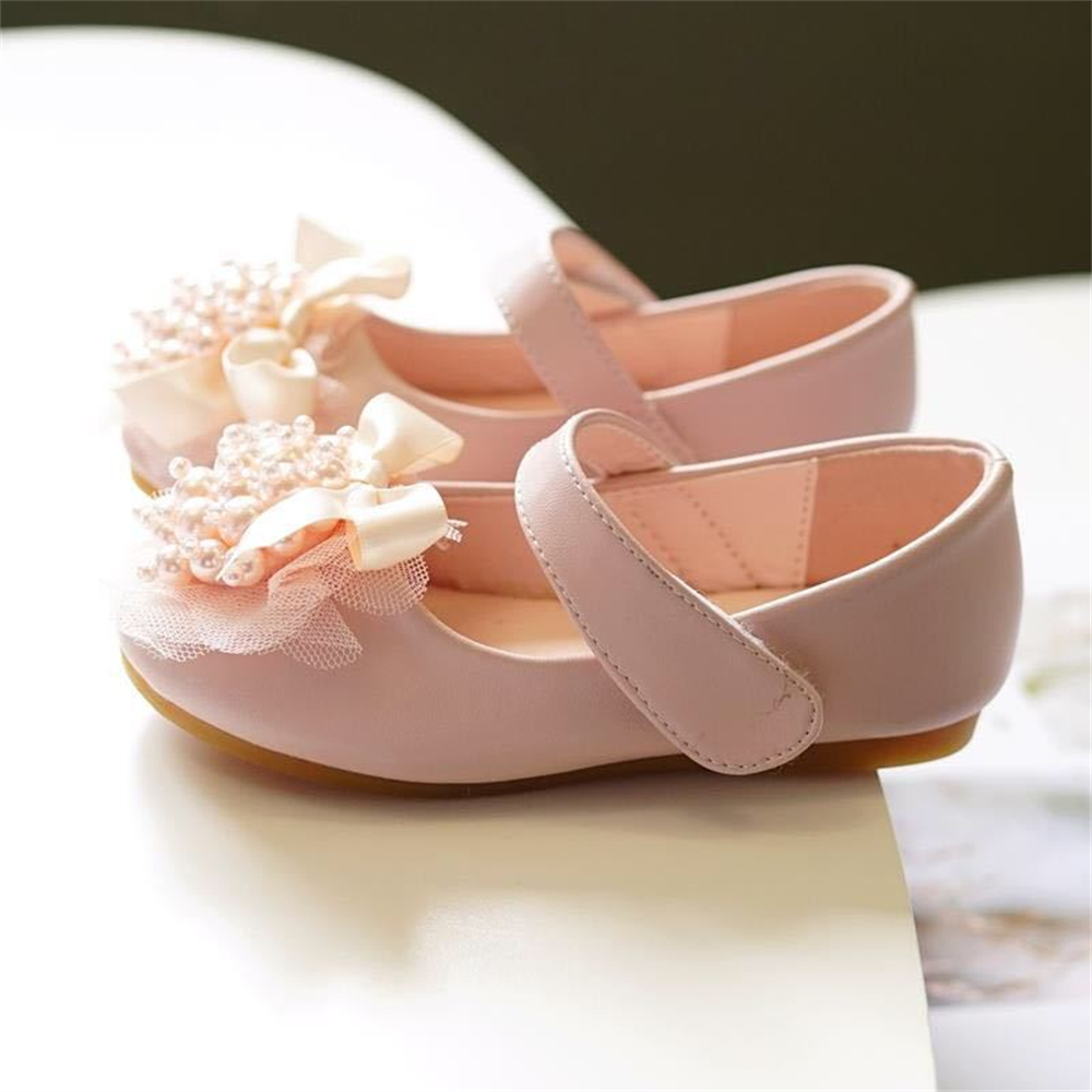 MRLOTUSNEE-Girls-Leatherette-Flats-Little-Kids-4-7ys-Comfort-Flower-Girl-Shoes-Walking-Shoes-for-Wedding-2