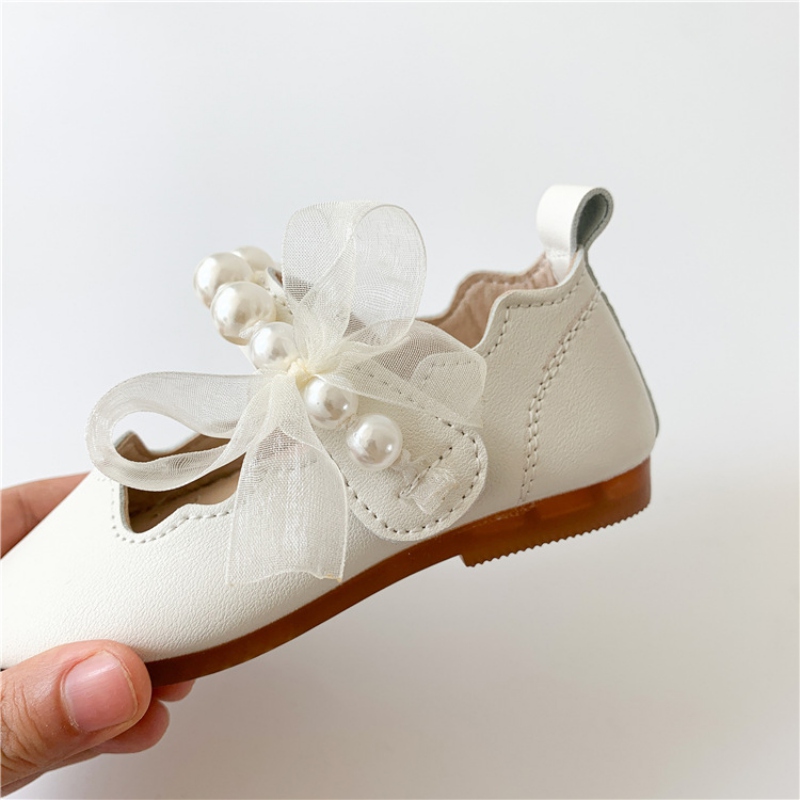New-Girls-Single-Princess-Shoes-Pearl-Shallow-Children-s-Flat-Kids-Baby-Bowknot-Shoes-2022-Spring-3