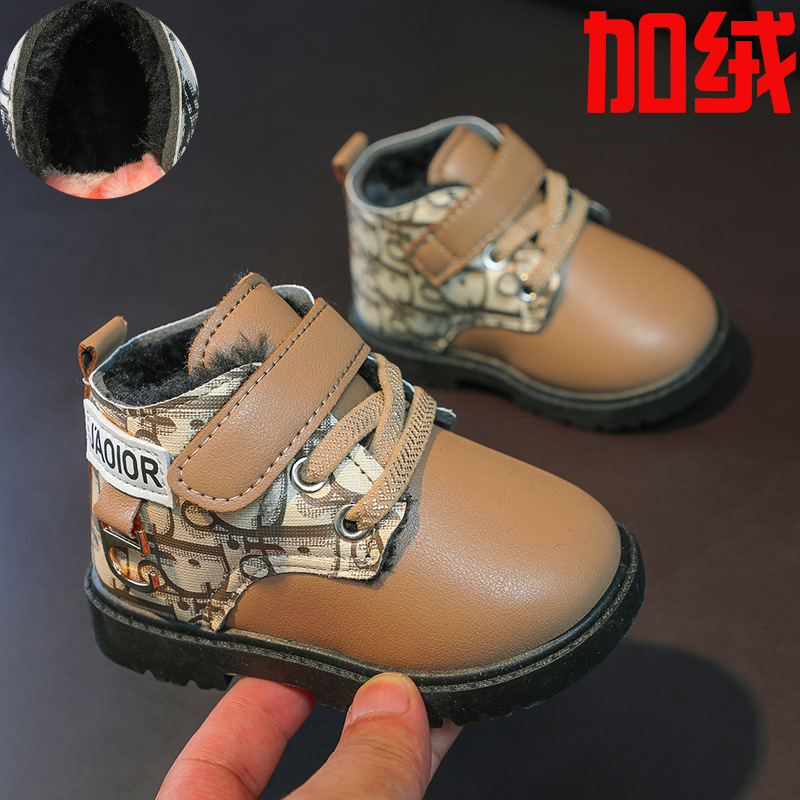 New-Winter-Kids-Girls-Boots-Platform-Shoes-Casual-Chelsea-Boots-Baby-Boy-Toddler-Shoes-Cotton-Snow-4