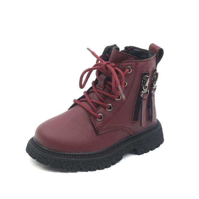 Patent-Ieather-Kids-Boots-Winter-Children-Fashion-Ankle-Boots-Baby-British-Shoes-For-Girls-Boys-Boots-11