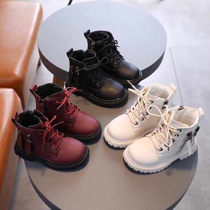 Patent-Ieather-Kids-Boots-Winter-Children-Fashion-Ankle-Boots-Baby-British-Shoes-For-Girls-Boys-Boots-2