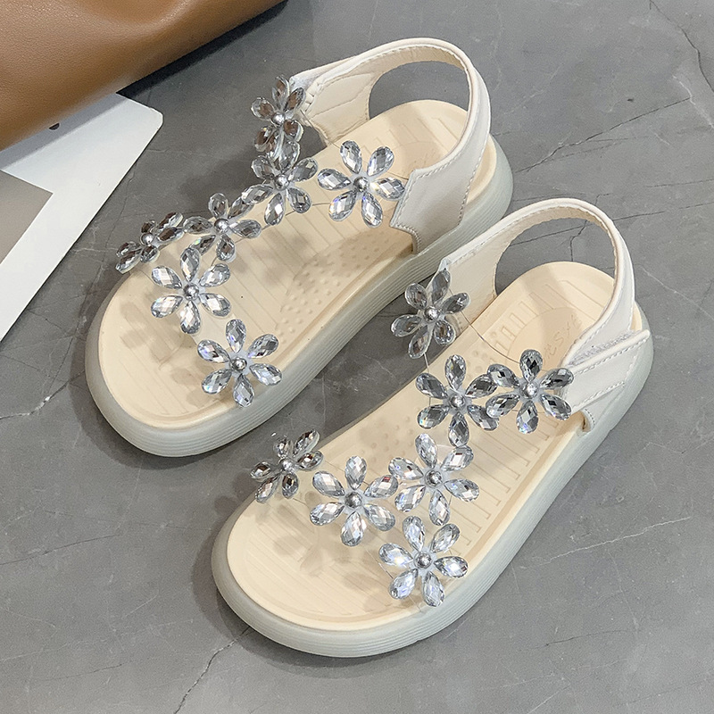 Princess-Rhinestone-Kids-Girls-Fashion-Sandals-Summer-2022-New-Chic-Soft-Casual-Shoes-Hook-Loop-Children-1