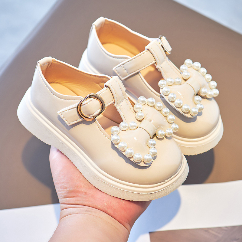 Spring-Autumn-Girls-Leather-Shoes-with-Bow-knot-Pearls-Beading-Princess-Sweet-Cute-Soft-Comfortable-Children-3