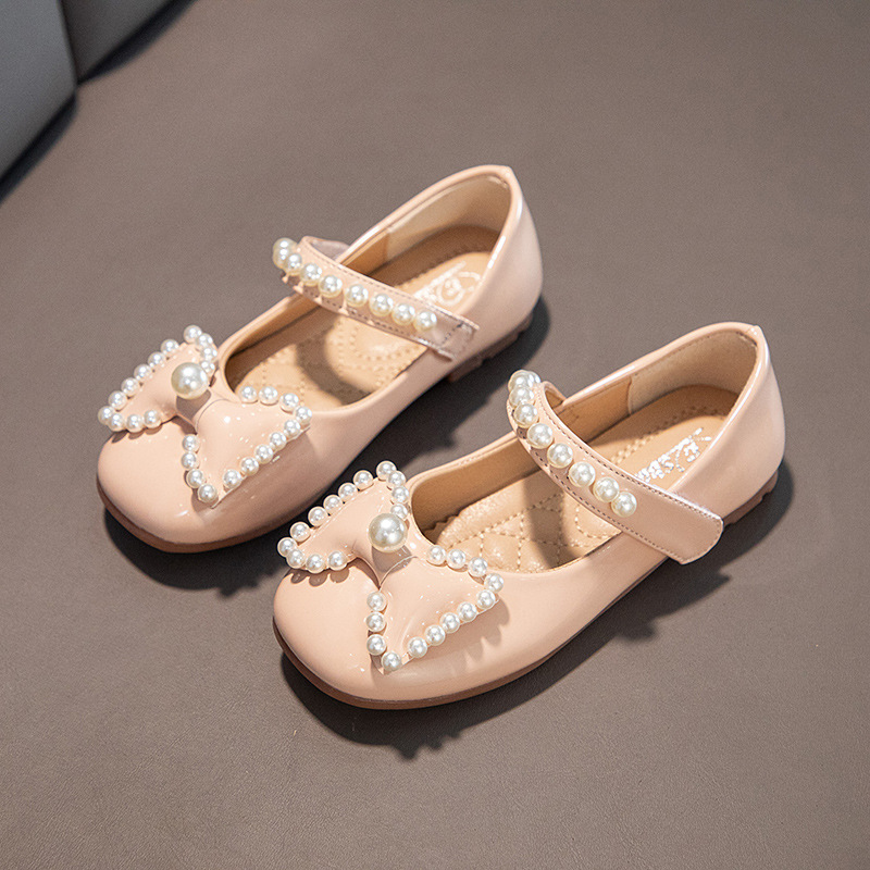 Spring-Bowknot-Pearl-Leather-Girls-Shoes-Baby-Princess-Shoes-2