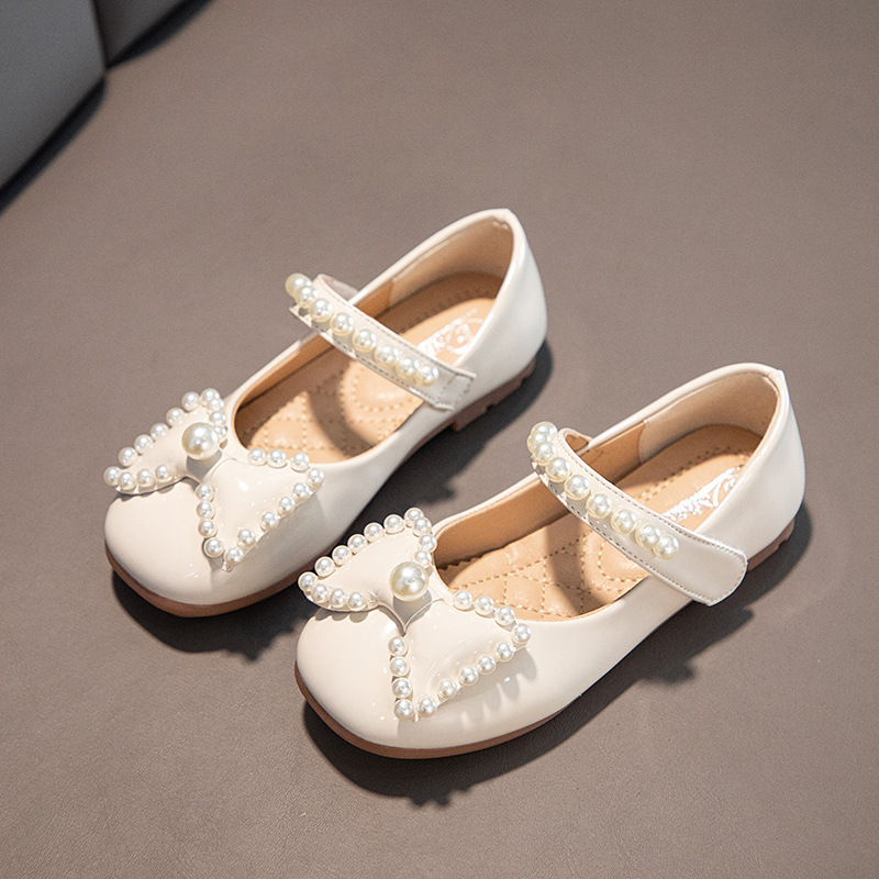 Spring-Bowknot-Pearl-Leather-Girls-Shoes-Baby-Princess-Shoes-3