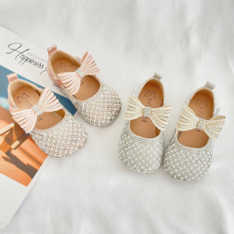 Sweet-Princess-Shoes-Summer-2022-New-Watercolor-Diamond-Children-s-Fashion-PU-Girl-Soft-Bottom-Single-1