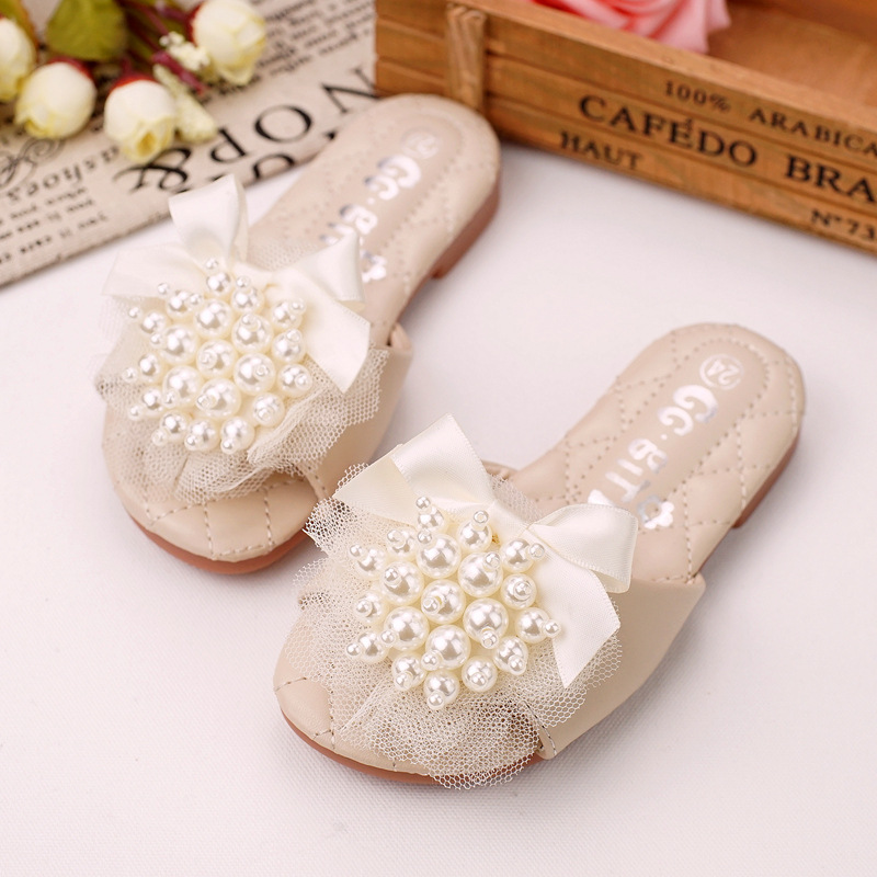 Toddler-girl-summer-shoes-Children-s-sandals-fashion-girls-beaded-lace-bow-slippers-non-slip-soft-1