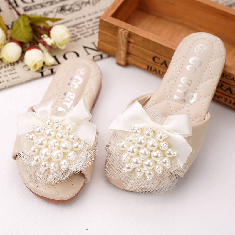 Toddler-girl-summer-shoes-Children-s-sandals-fashion-girls-beaded-lace-bow-slippers-non-slip-soft-2