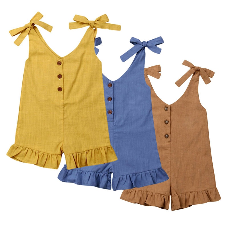 1-6Y-New-Baby-Girl-Cotton-Linen-Clothes-Girls-Ruffle-Romper-Kids-Jumpsuit-Summer-Sleeveless-Button-1