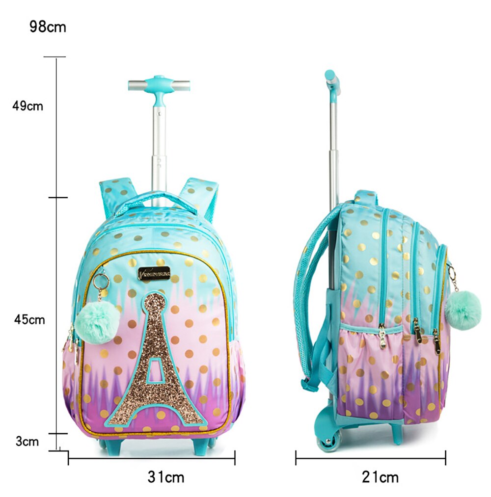 2021-Kids-Luggage-School-Bag-Backpack-for-Kids-Backpacks-for-School-Teenagers-Girls-Sequin-Tower-School-1