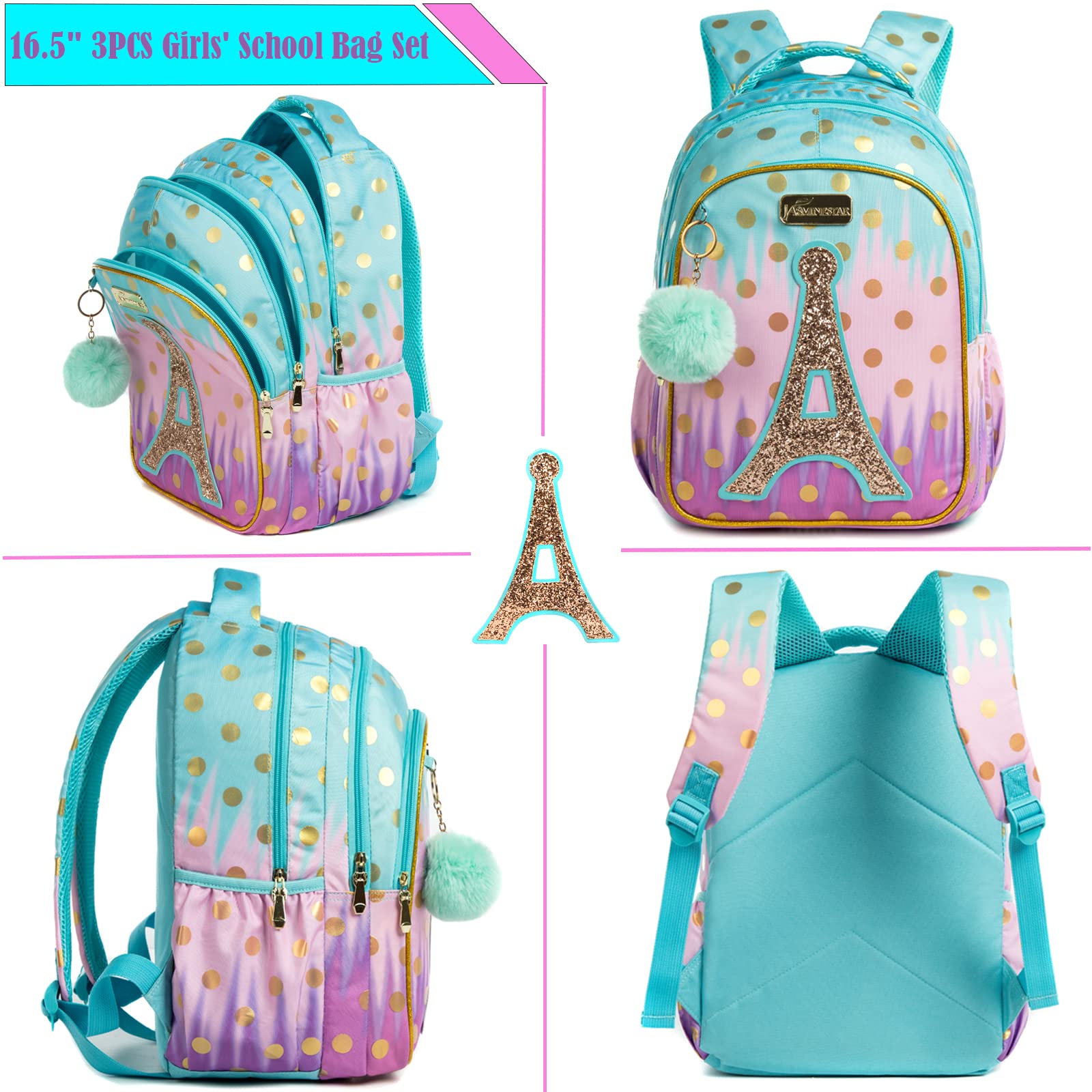 2021-School-Bag-Backpack-for-Kids-Backpacks-for-School-Teenagers-Girls-Sequin-Tower-School-Bags-for-1