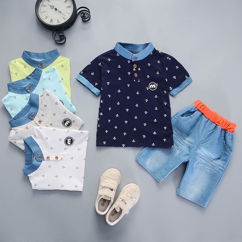 2022-Summer-boys-clothes-sets-Baby-boy-fashion-print-T-shirt-shorts-2-pieces-baby-cotton-5