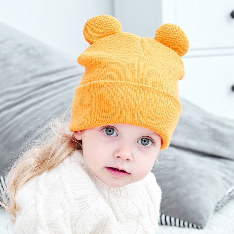 Autumn-Winter-Baby-Hat-With-Ear-Warm-Knitted-Kids-Girl-Boy-Beanie-Cap-Solid-Color-Crochet-1