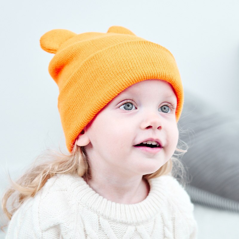 Autumn-Winter-Baby-Hat-With-Ear-Warm-Knitted-Kids-Girl-Boy-Beanie-Cap-Solid-Color-Crochet-4