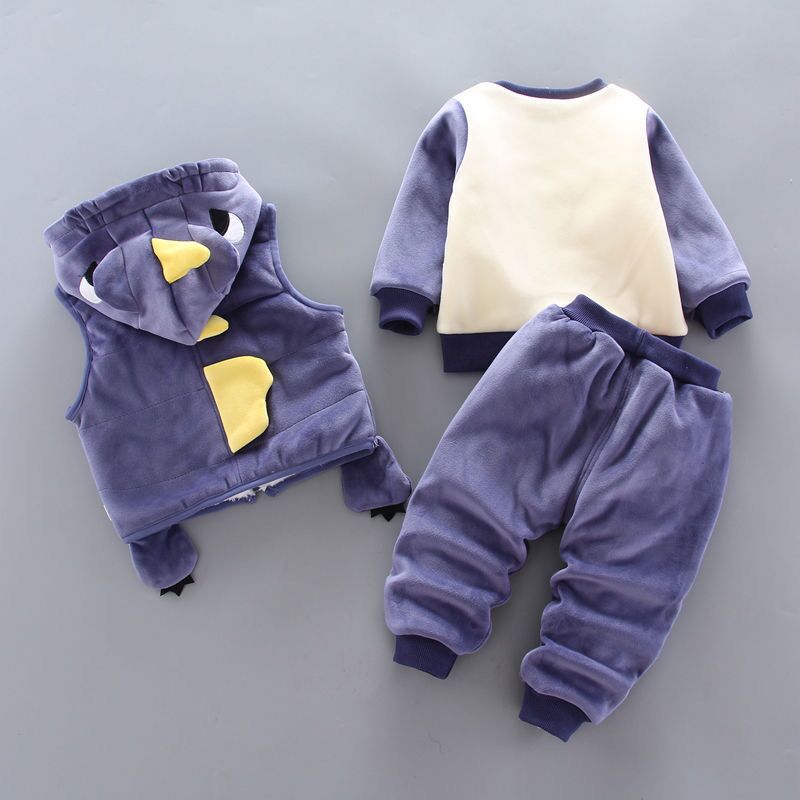 Baby-Boys-Clothing-Sets-Winter-Plus-Velvet-Thick-Warm-3Pcs-Outift-Cartoon-Dinosaur-Children-Clothes-Sport-2