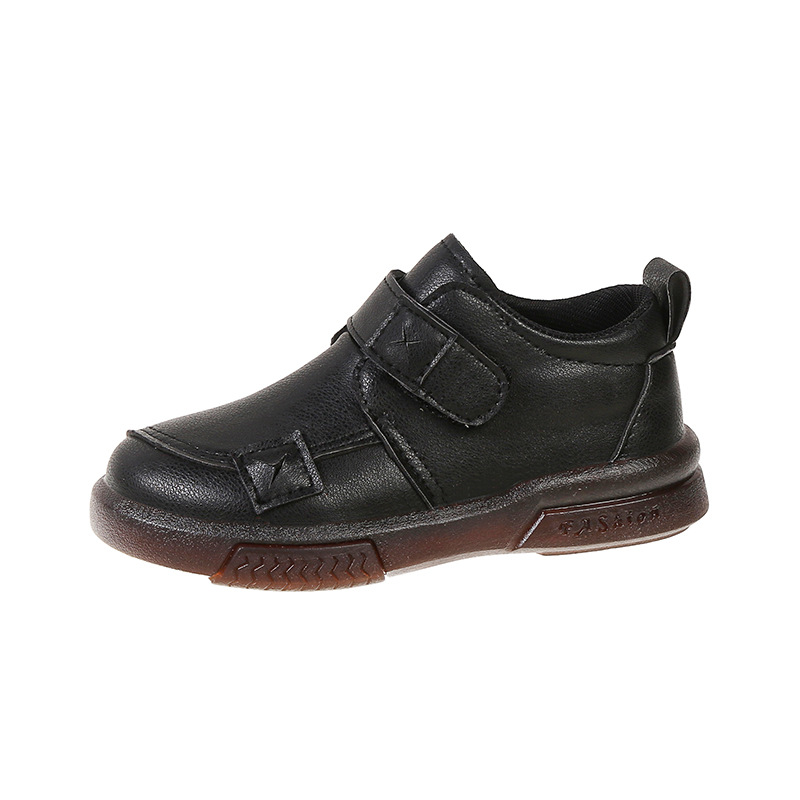 Boys-Black-Leather-Shoes-2022-Spring-New-Soft-Kids-Fashion-Britain-Style-Casual-Children-Flat-UK-2